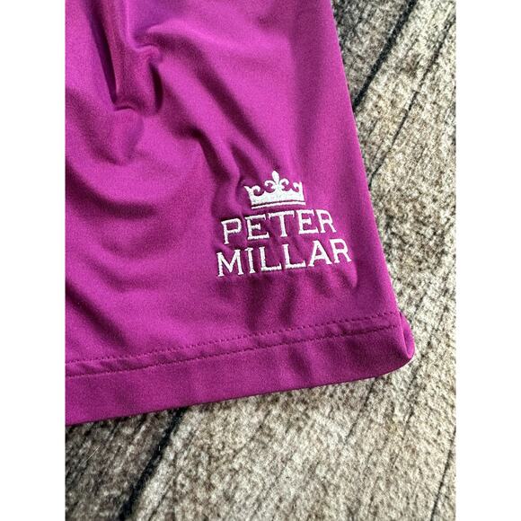 Peter Millar Summer Comfort Cherry Hills Country Club Polo Purple Shirt Med - Picture 4 of 10